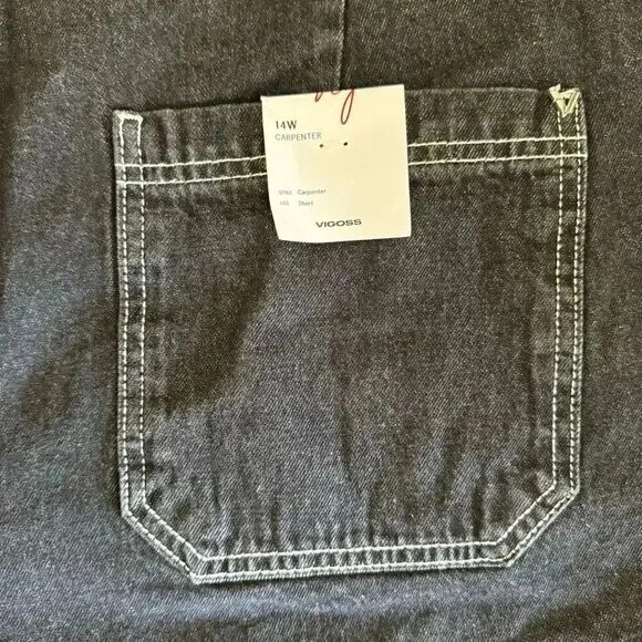 Vigoss Carpenter Black Solid Color Loop on Side Cotton Premium Quality High Rise - Picture 6 of 11